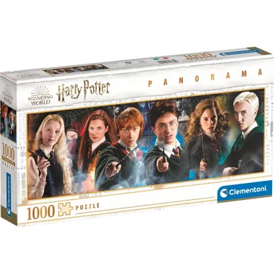 Image de CLEMENTONI Casse-tête panoramique Harry Potter : Étudiants 1000 pièces