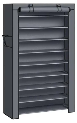 Produktbild von Schuhregal - Schuhorganisator - Wasserabweisender Stoff - 88 x 28 x 160 cm