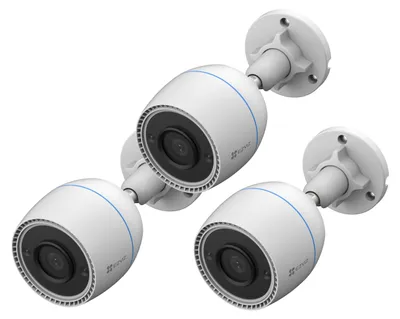Produktbild von EZVIZ H3C 2MP WLAN Smart Home Kamera, 3er-Set