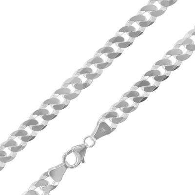 trendor 75232 Herren-Halskette Silber 925 Panzerkette Breite 7,8 mm 1