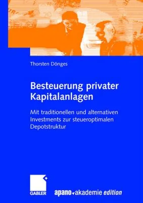 Produktbild von Besteuerung privater Kapitalanlagen