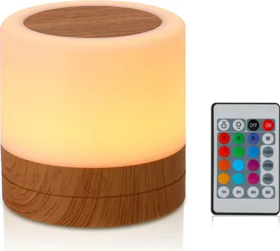 Obrázok produktu pre RGB nočná lampa kempingové svetlo atmosféra nočné svetlá nočné lampy zmena farby osvetlenie stanu s diaľkovým ovládaním dotykové ovládanie