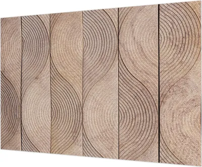 Zdjęcie produktu dla Tapeta ścienna – tapeta dekoracyjna do salonu – folia tapetowa do dekoracji ścian – 208 x 146 cm – drewniane fale