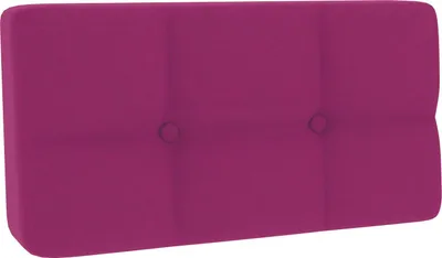 Produktbild von Palettenkissen, Palettenauflagen Sitzkissen Rückenlehne Gesteppt PFG (Eckkissen 60x40, Rosa)