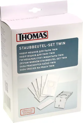 Produktbild von Thomas 787274 5x Staubsaugerbeutel + Halter + Mikrofilter für Twin Staubsauger