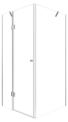 Zdjęcie produktu dla Kabina prysznicowa 90x90 narożna Corciano Droplin chrom