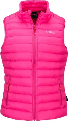 Produktbild von Blue Wave Damen Steppweste Olivia mit Stehkragen - Gesteppte Weste packable inkl. Packbeutel in Pink Größe 38
