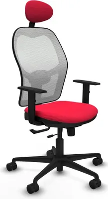 Produktbild von Bürostuhl mit Kopfstütze Jorquera Piqueras y Crespo 1D036N1 Rot