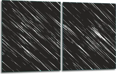 Produktbild von Herdabdeckplatten 2x40x52 Glaskeramikfeld 2-Teilig Glas Spritzschutz Schwarz