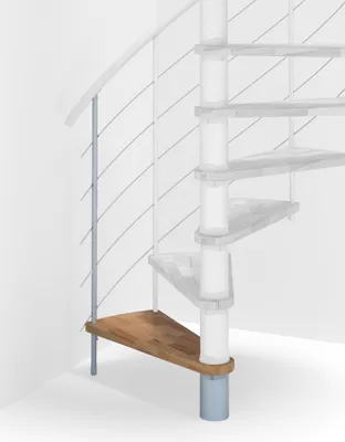 Produktbild von Minka Höhenerweiterung für Venezia Smart 100cm Durchmesser Buche Weiß