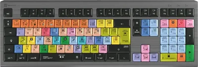 Zdjęcie produktu dla Klawiatura Logickeyboard LKB-LOGXP2-A2M-UK USB QWERTY UK English czarna (LKB-LOGXP2-A2M-UK)