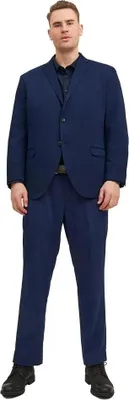 Produktbild von Jack & Jones Franco Plus Size Anzug Blau 62 Herren Blau 62