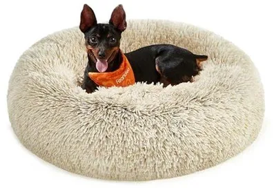 Produktbild von Softes Hundekissen und Katzenkissen Donut Form, waschbar, 60 cm
