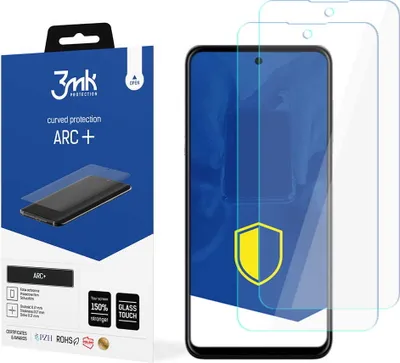 Produktbild von 3mk Display Schutzfolie ARC+ für TCL 20L  0,17mm Self-Heal (2 Stück)