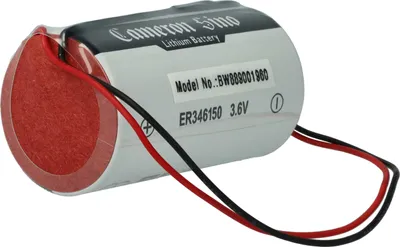 Produktbild von vhbw Batterie Ersatz für DSC ER34615M-T1, ER346150, WT4911BATT für Alarmanlage, Alarmsystem, Funk-Außensirenen (14500 mAh, 3,6 V, Li-MnO2)