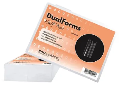 Obrázek produktu pro Nail Perfect – Dvousložkové formy, polokruhové – 120 kusů