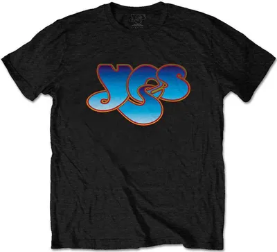 Produktbild von Yes Classic Blue Logo Black L T-Shirt