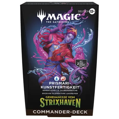 Produktbild von Magic: The Gathering - Geheimnisse von Strixhaven Commander Deck Prismari Kunstfertigkeit - DE