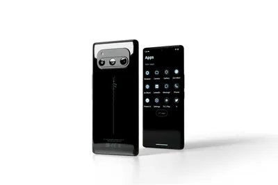 Produktbild von Volla Phone Quintus Android Smartphone mit Volla OS in schwarz