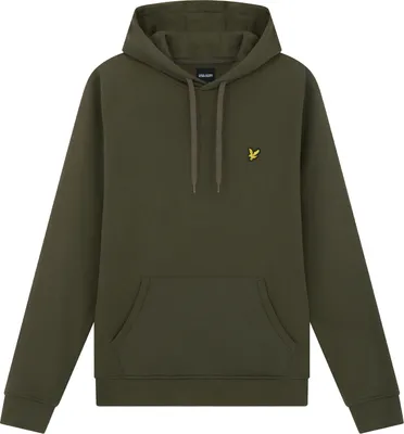 Productafbeelding van Lyle & Scott - Oversized hoodie voor heren, model LS130 (maat M), kleur: olijfgroen