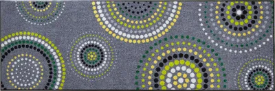 Produktbild von Erwin Müller Fußmatte Ludwigshafen" grau/grün 80x200 cm"