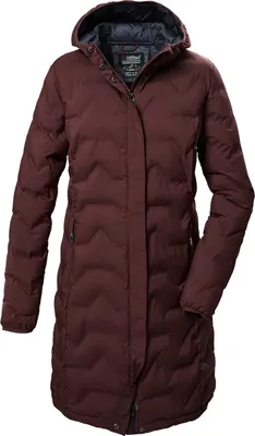 A studio shot of a women's winter coat.