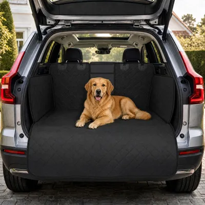 Image de Tapis de coffre, imperméable, universel, pour chien, pour voiture
