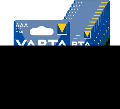Produktbild von Varta - Batterie wiederaufladbare AAA 800mAH R2USE | Blasen Sie ein 4 -Stück | 10 Stück