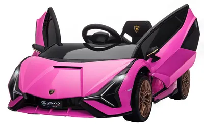 Immagine prodotto di Macchina Elettrica per Bambini 12V con Licenza Lamborghini Sian FKP 37 Rosa