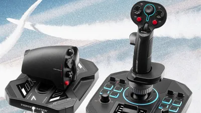 Produktbild von Thrustmaster SOL-R 4 Hotas – Joystick- und Schubregler-Set