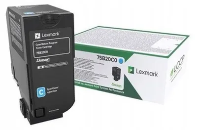 Zdjęcie produktu dla Lexmark 75B20C0, 10000 stron(y), Cyjan, 1 szt.