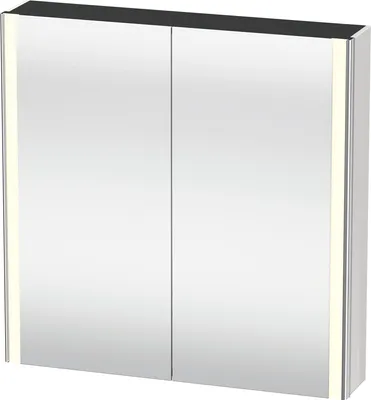 Image de Duravit XSquare armoire de toilette avec éclairage LED, 800x800x155mm, XS7112085850000