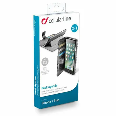 Produktbild von Cellularline Book Agenda - iPhone 8 Plus/7 Plus, Folio, Apple, iPhone 7 Plus, 14 cm (5.5"), Grau