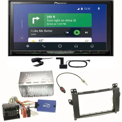 Produktbild von Pioneer AVH-Z9200DAB Android Auto Carplay Einbauset für Mercedes Viano Vito W639