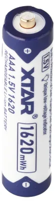 Zdjęcie produktu dla AAA 1,5 V 1620 mWh (ok. 1000 mAh) (Micro, LR03) Akumulator litowo-jonowy (ładowalny) ze wskaźnikiem, trwała alternatywa dla baterii jednorazowych