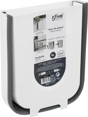 Image de Poubelle de cuisine retractable 8 L