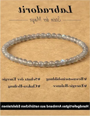 Productafbeelding van Stretch Armband met 4mm Natuurlijke Edelstenen voor Heren en Dames