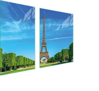 Produktbild von Glasplatte und Schneidebrett 100x52 PARIS