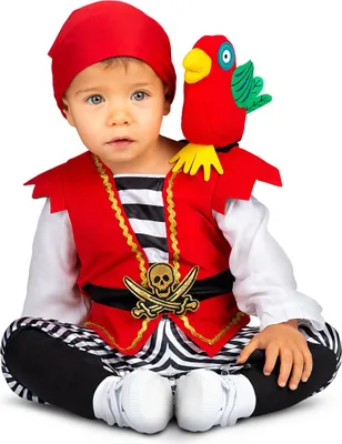 Obrázek produktu pro Převlek pro děti My Other Me pirátský papoušek (3 kusy) - 1-2 roky