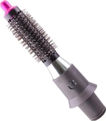 Image de INF Brosse ronde de 20 mm avec adaptateur pour sèche-cheveux Dyson : créez des boucles inversées parfaites Rose rouge