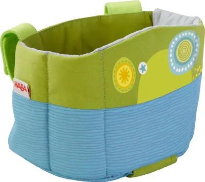 Produktbild von HABA Puppen-Fahrradsitz Sommerwiese - Puppenzubehör - Fahrradsitz - Stoff - grün
