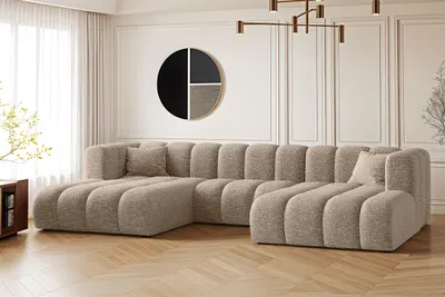 Produktbild von Kaiser Möbel Ecksofa, U-form Sofa Grand modular stoff Haga Beige