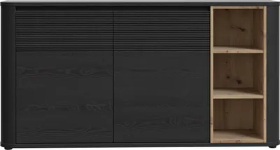 Produktbild von Sideboard >BREATHTAKER< 2 Türen, 2 Schübe, Cabezone + Artisan Eiche - 160x83,1x41,3cm (BxHx)