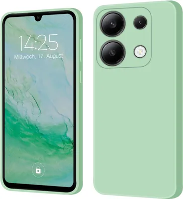 Produktbild von Hülle für Xiaomi Redmi Note 13 Case Cover Bumper Silikon Softgrip Schutzhülle Farbe: Türkis