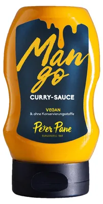 Produktbild von Peter Pane Grillsauce MANGO CURRY - 300ml - vegan - ohne Konservierungsstoffe