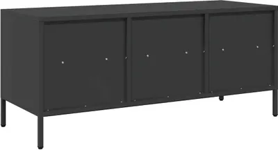 Immagine prodotto di vidaXL Mobile TV nero 101,5x39x43,5 cm Acciaio laminato a freddo