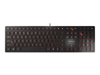 Produktbild von CHERRY KC 6000 Slim, Volle Größe (100%), Kabelgebunden, USB, Schwarz