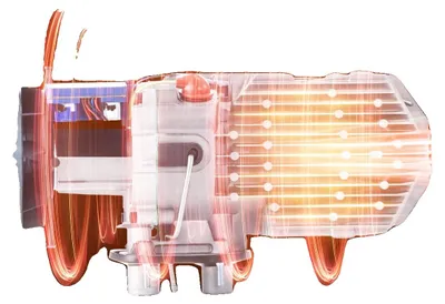 Zdjęcie produktu dla VEVOR 8 KW Ogrzewacz powietrza na olej napędowy, 12 V Ogrzewanie postojowe na olej napędowy, Ogrzewanie powietrza na olej napędowy, Ogrzewanie powietrza na olej napędowy, Ogrzewanie postojowe powietrza do samochodów ciężarowych, kamperów, autobusów z przełącznikiem LCD 1 Wylot powietrza