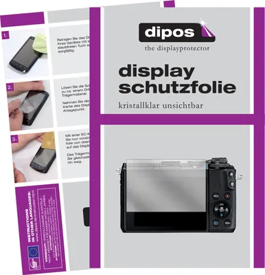 Produktbild von 6x Schutzfolie für Canon EOS M6 klar Displayschutzfolie Folie Display Schutz dipos