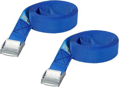 Obrázok produktu pre Uväzovací popruh modrý so zacvakávacím zámkom 2x 2,5 metra